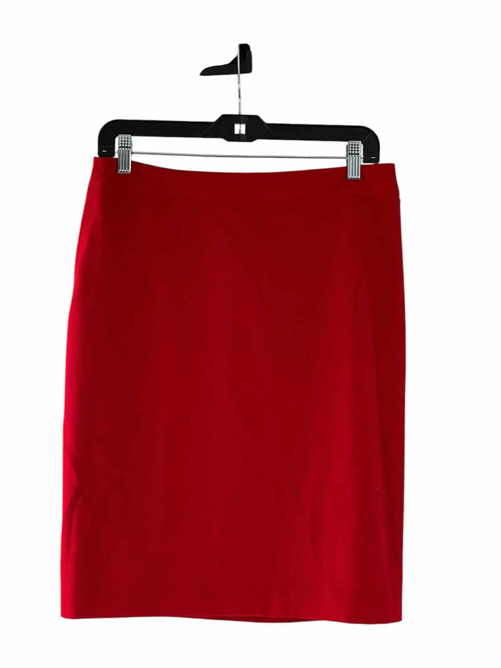 DKNY Size 6 Red Skirt