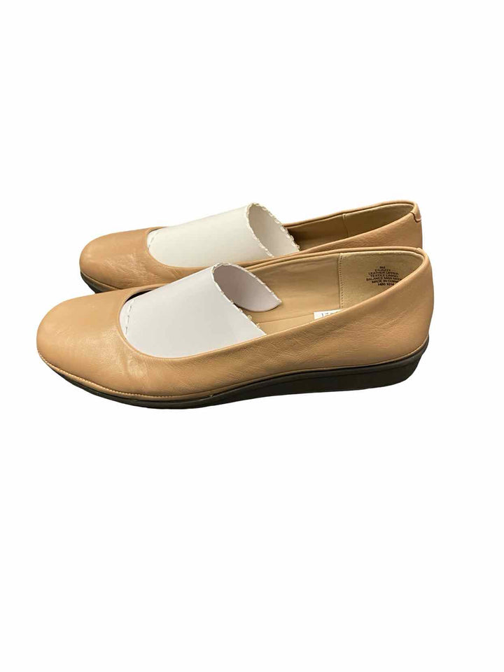 Easy Spirit Shoe Size 8 Beige Leather Jazzy Flats