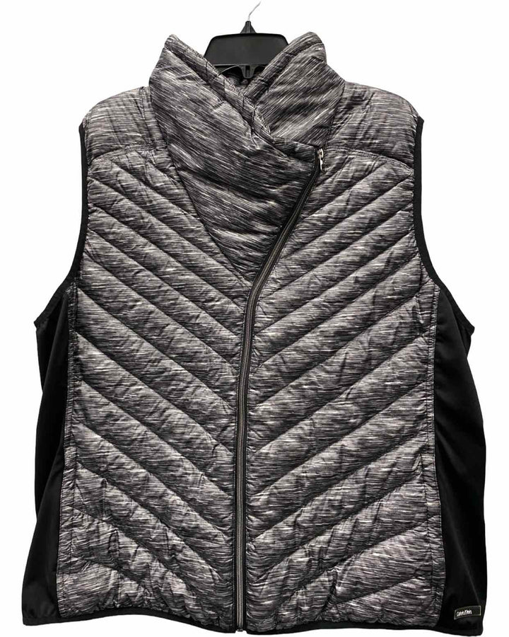 Calvin Klein Size 3X Gray Heather Vest (Outdoor)
