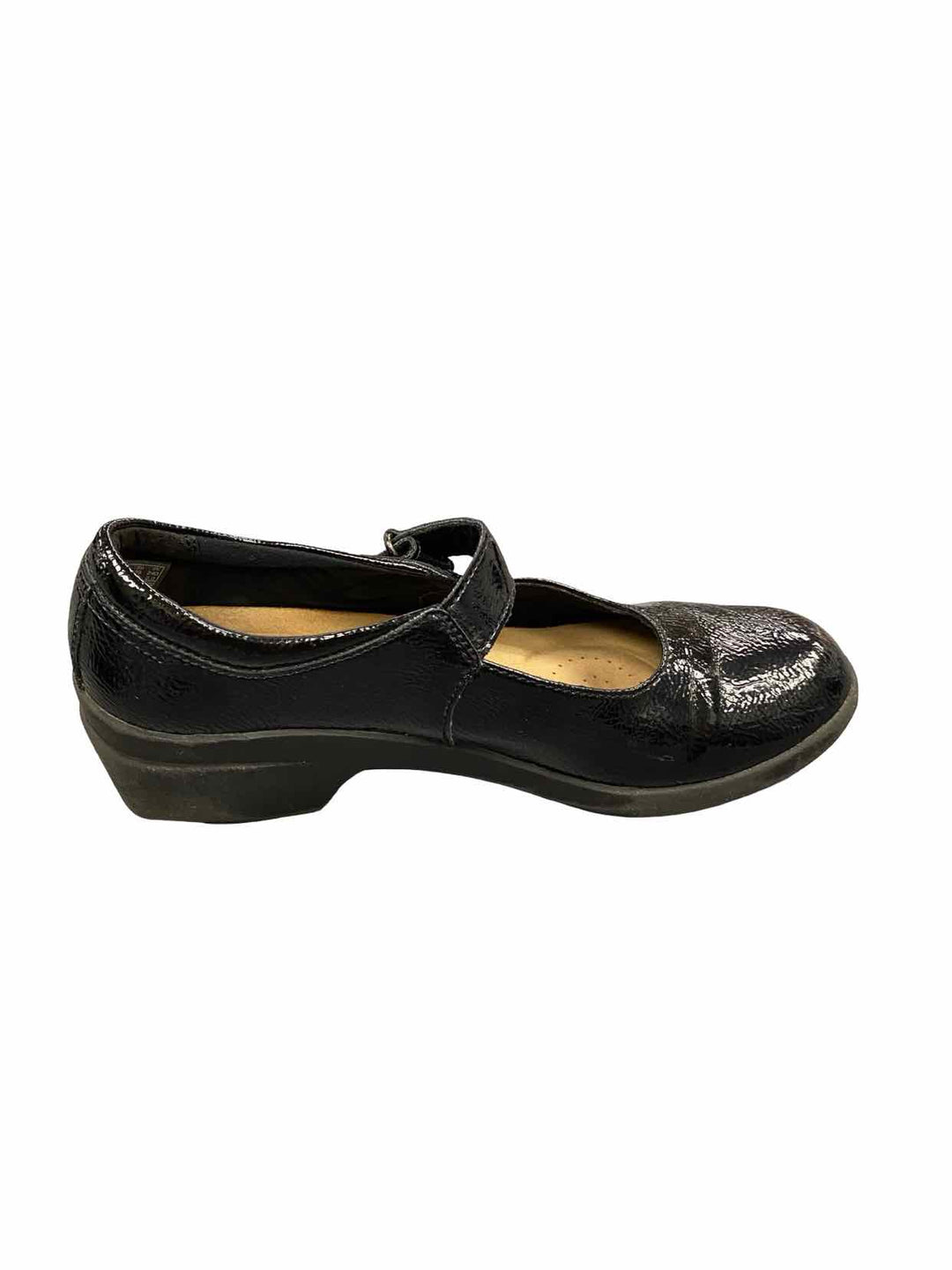 Clarks Shoe Size 8 Black Manmade Talene Ave Mary Janes Loafers