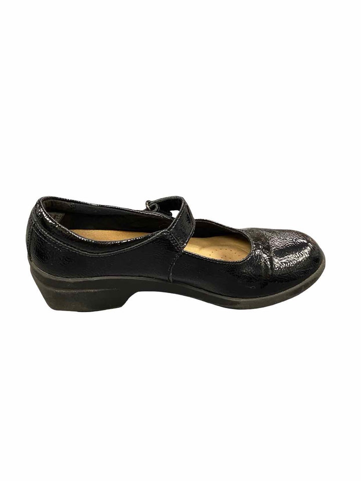 Clarks Shoe Size 8 Black Manmade Talene Ave Mary Janes Loafers