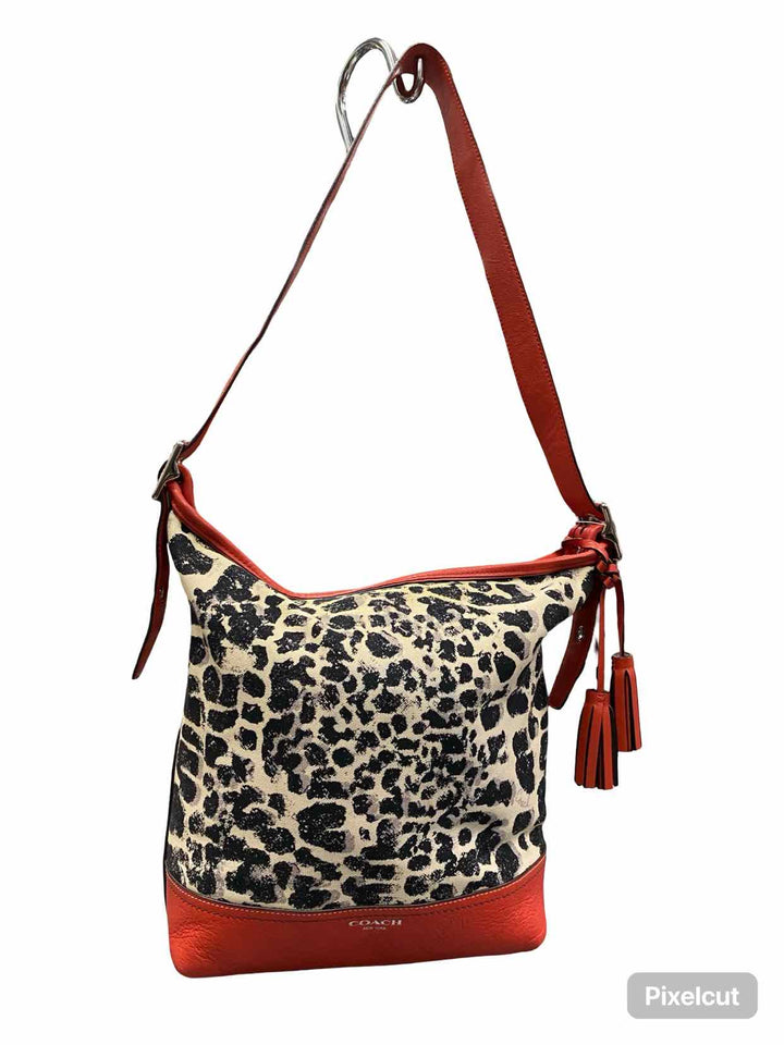 COACH Red Legacy Duffle Purse