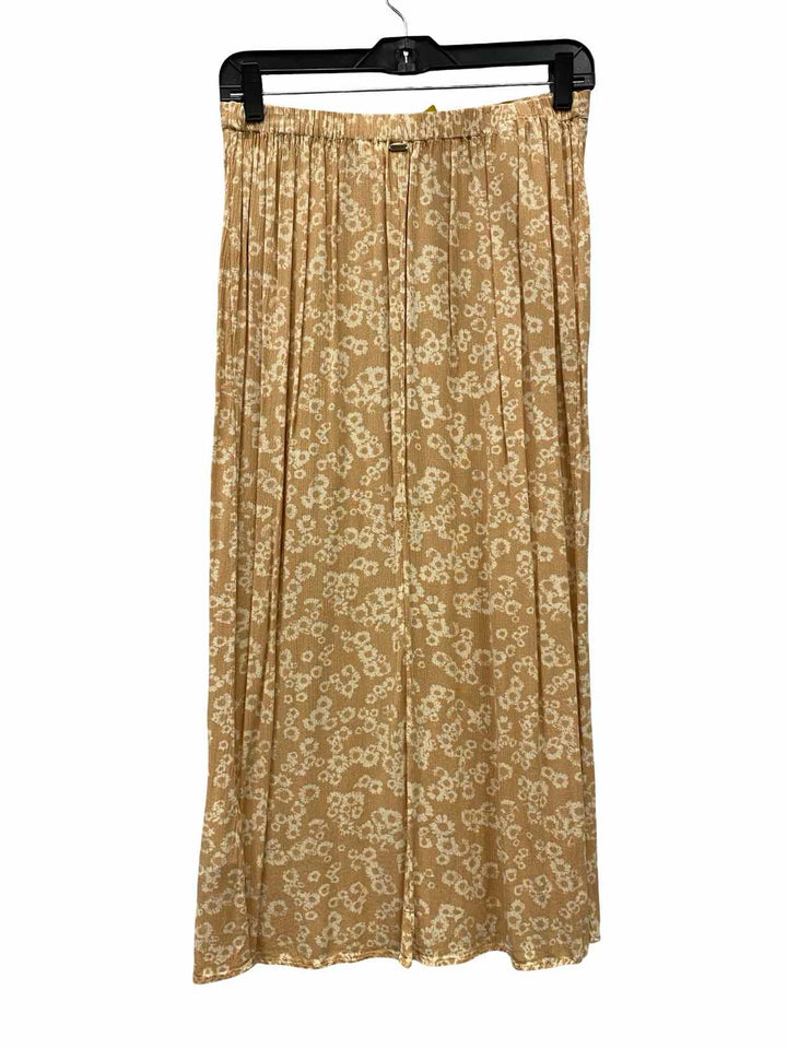 Ripcurl Size M Yellow Floral Skirt