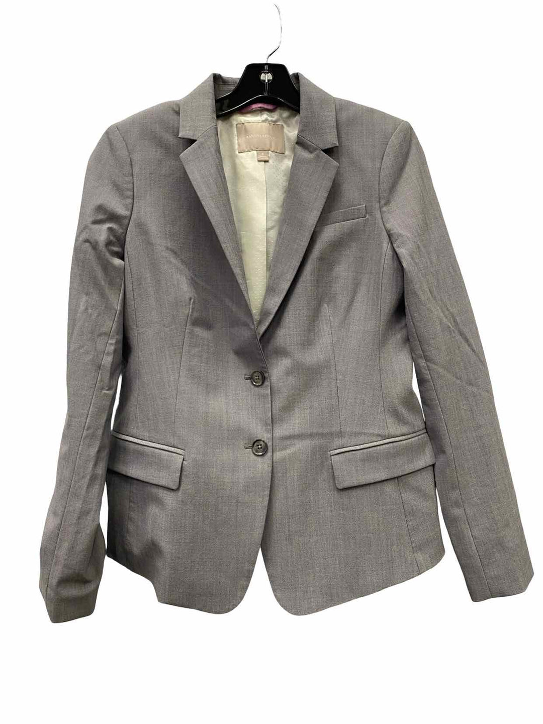 Banana Republic Size 8 Grey Blazer