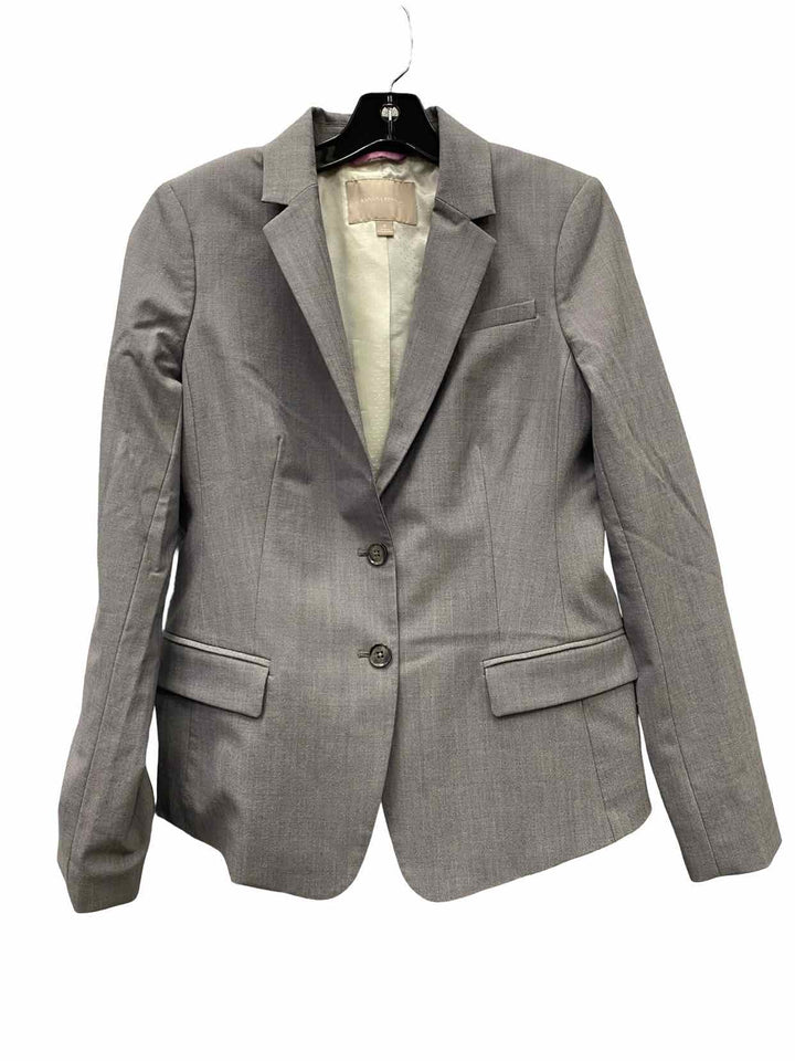 Banana Republic Size 8 Grey Blazer