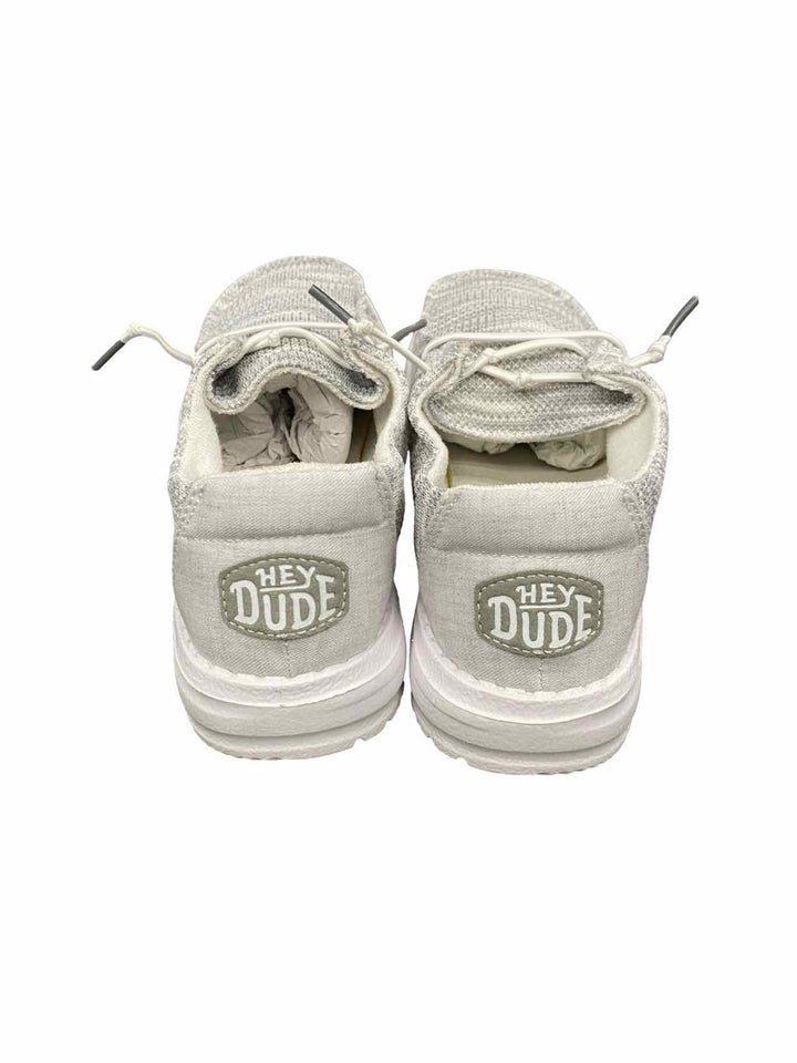 Hey Dude Shoe Size 5 Grey White Sneakers