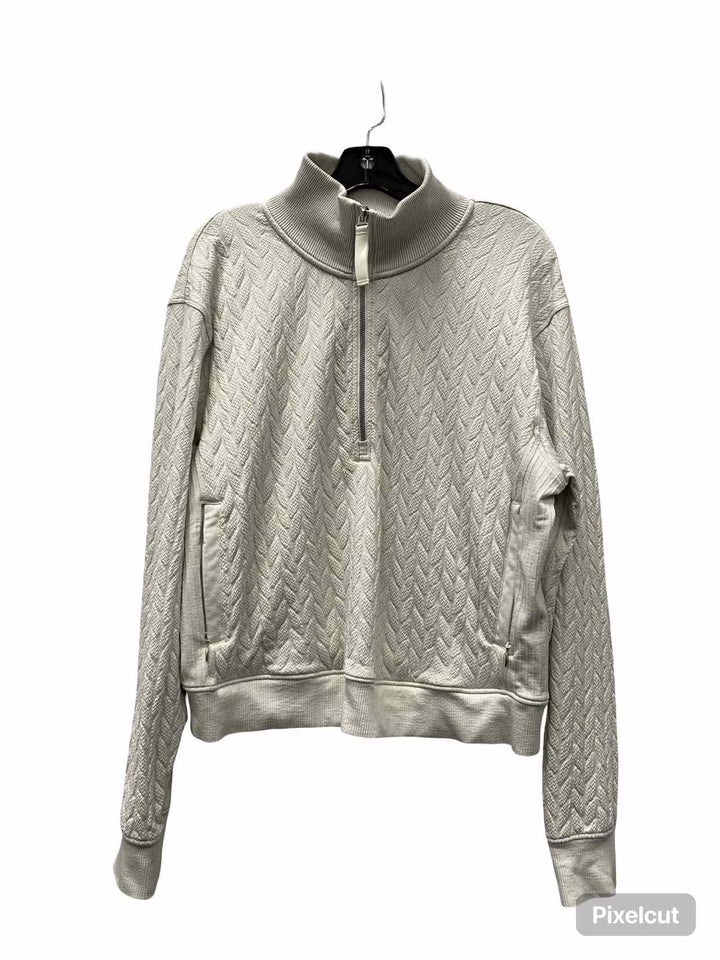 Lululemon Size 8 White Sweatshirt