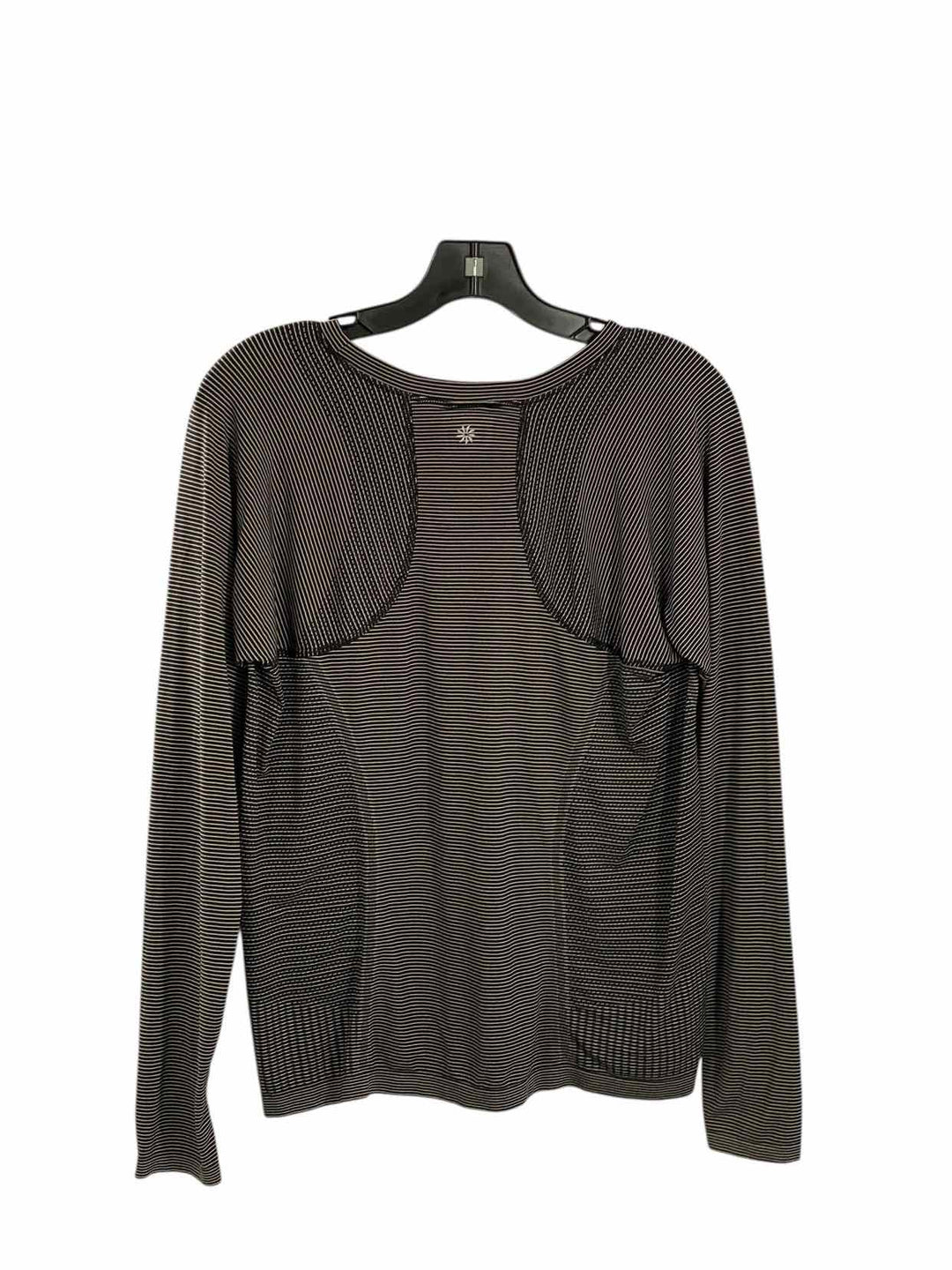 Athleta Size XL Black White Athletic Long Sleeve