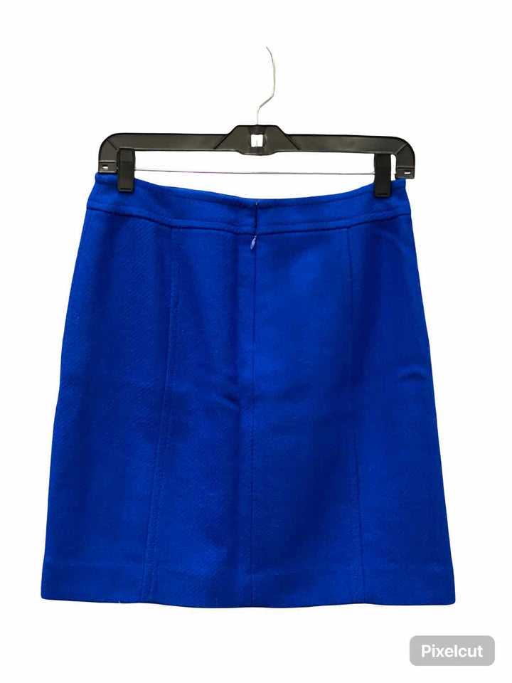 Talbots Size 2P Blue Skirt