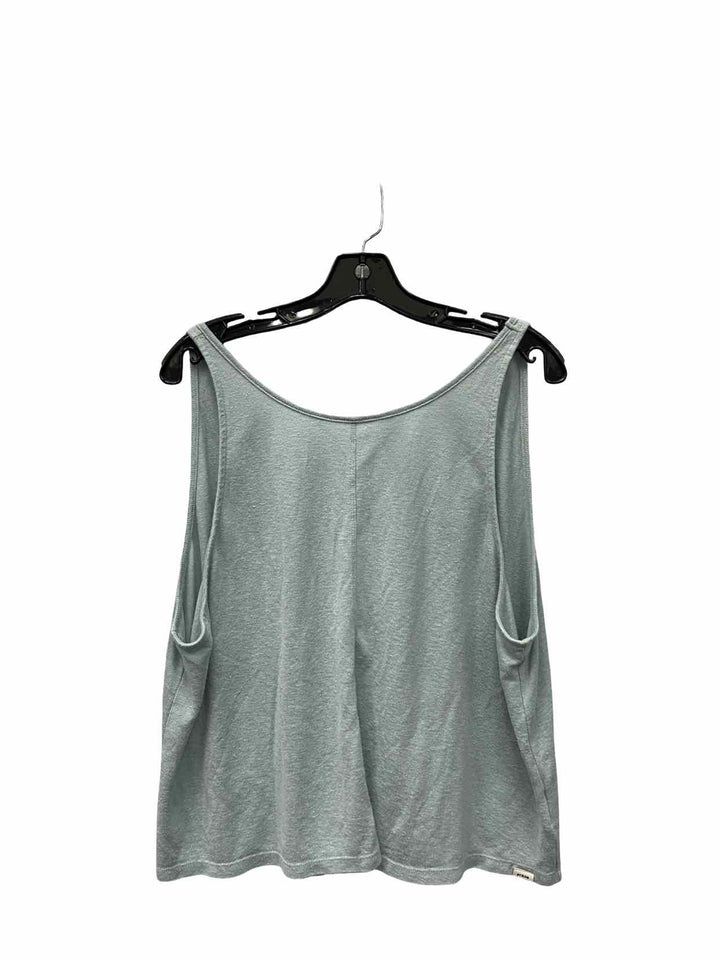 PrAna Size XL Blue 55% Hemp Tank Top