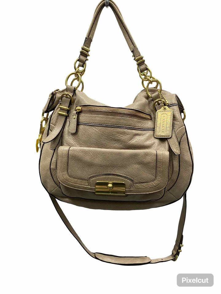 COACH Beige Date Code: L1193-19343 Purse