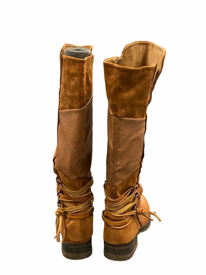 Patrizia Shoe Size 39 Brown Maxie Boots(knee)