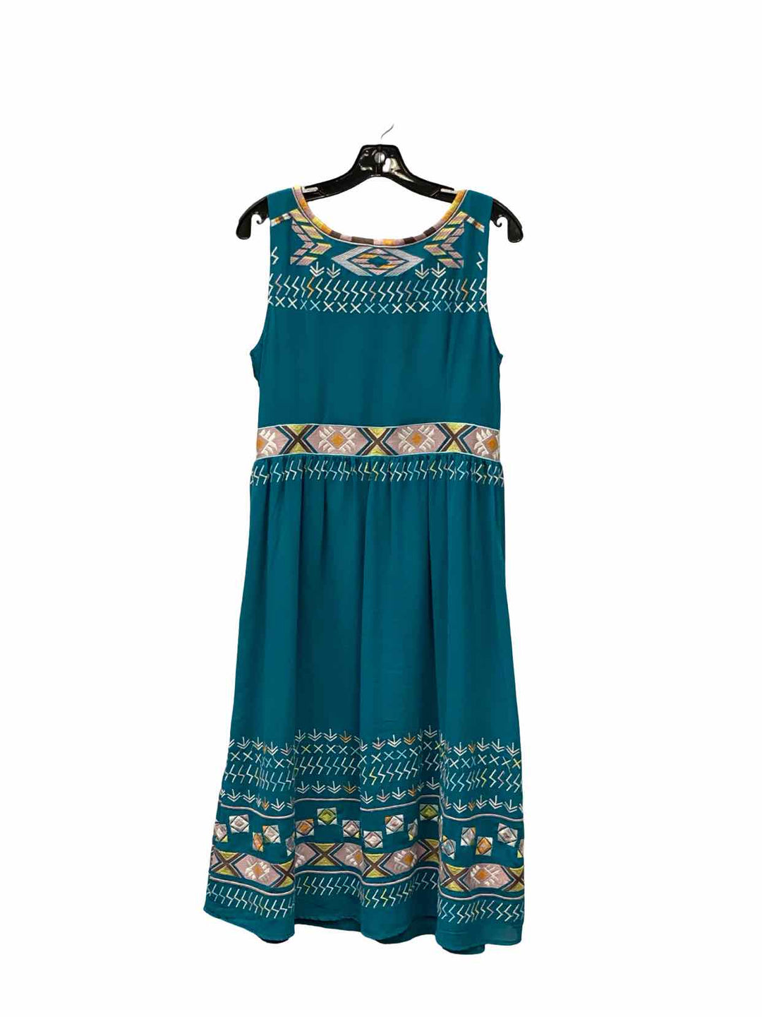 Sundance Size 8 Turquoise print Dress