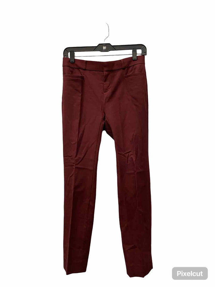 Banana Republic Size 2 Burgundy Pants
