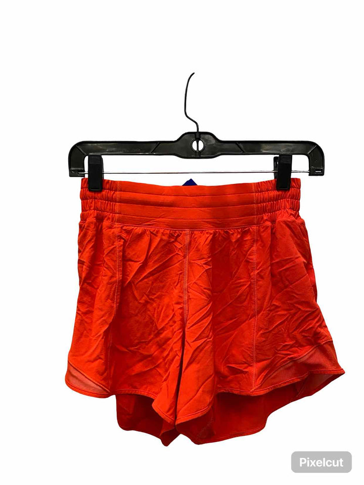 Lululemon Size 4 Red Athletic Shorts