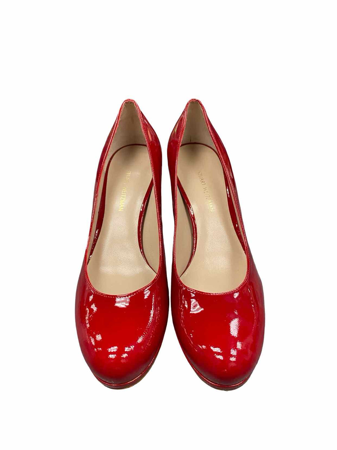 Stuart Weitzman Shoe Size 7 Red Patent Leather Heels