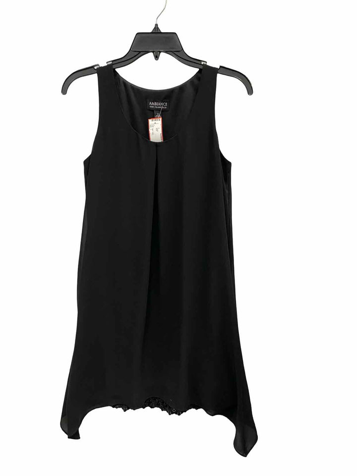 Ambiance Size 8 Black Dress