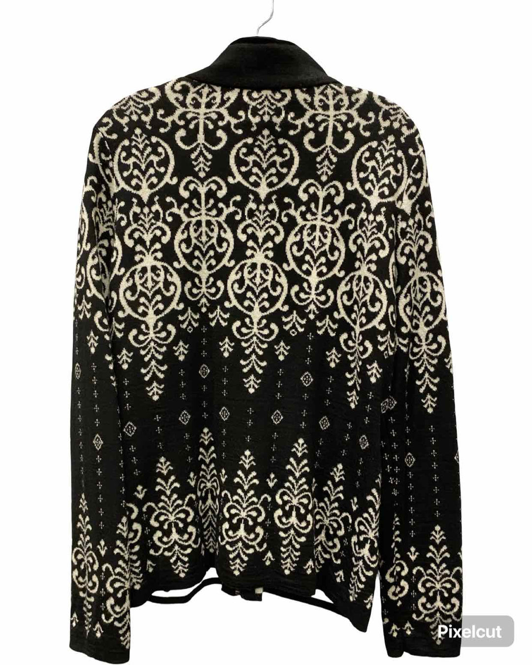 Icelandic Designs Size L Black Cream Sweater