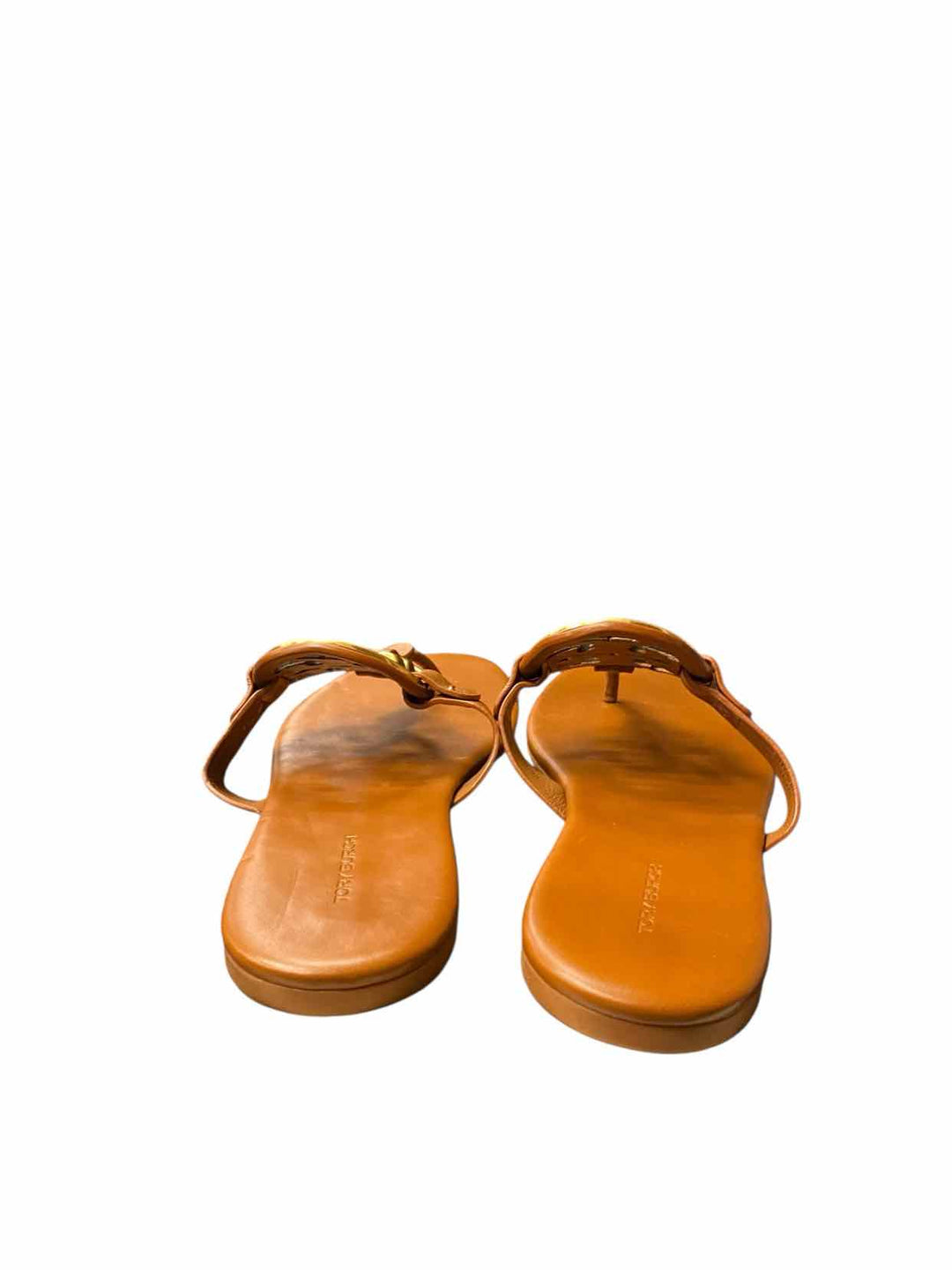 Tory Burch Shoe Size 9 Brown Leather Miller Thong Sandals
