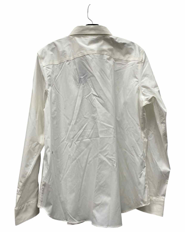 Ralph Lauren Size XL White 95% Cotton Non-Iron Long Sleeve Shirts