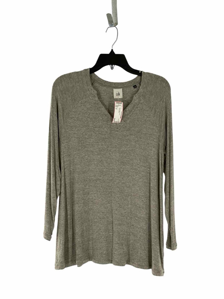 Cabi Size S Grey Heather Long Sleeve Shirts