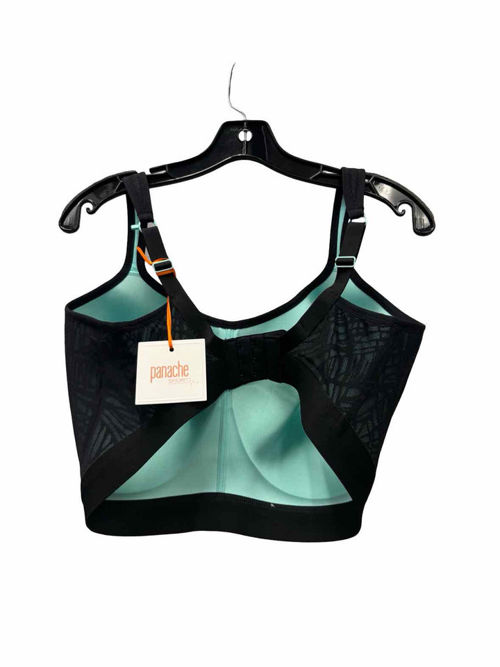 panache sport Size 36H Black Green Athletic Bra
