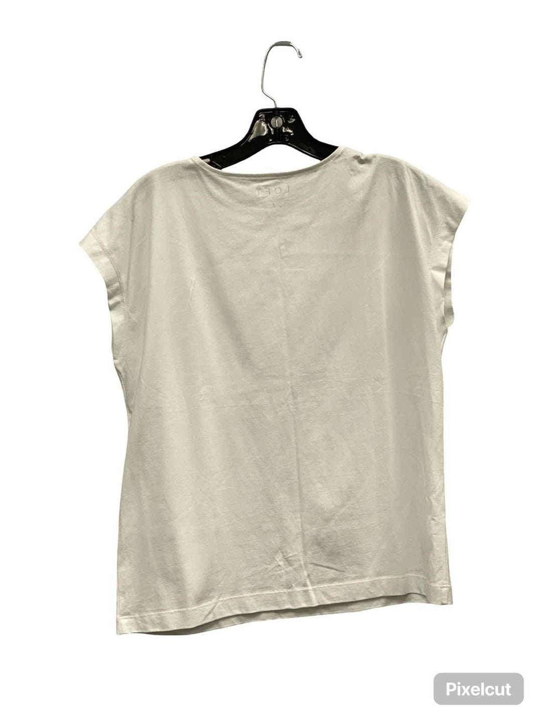 Loft Size S White Short Sleeve Shirts