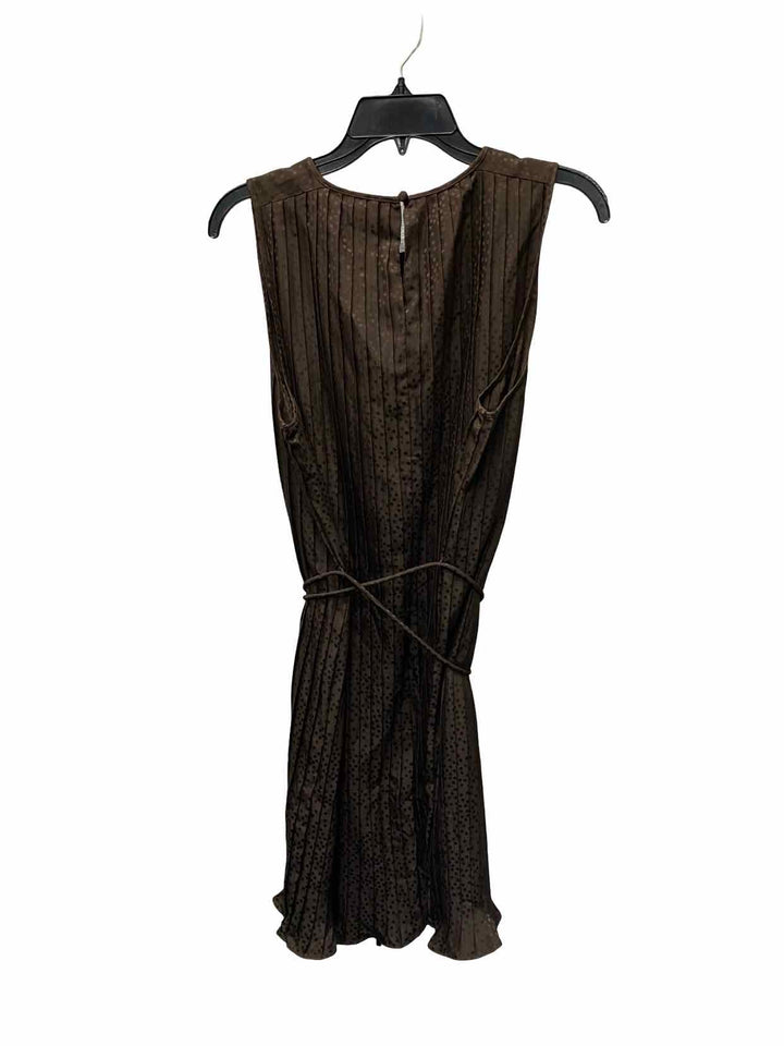 Banana Republic Size L Brown Poka dot Dress