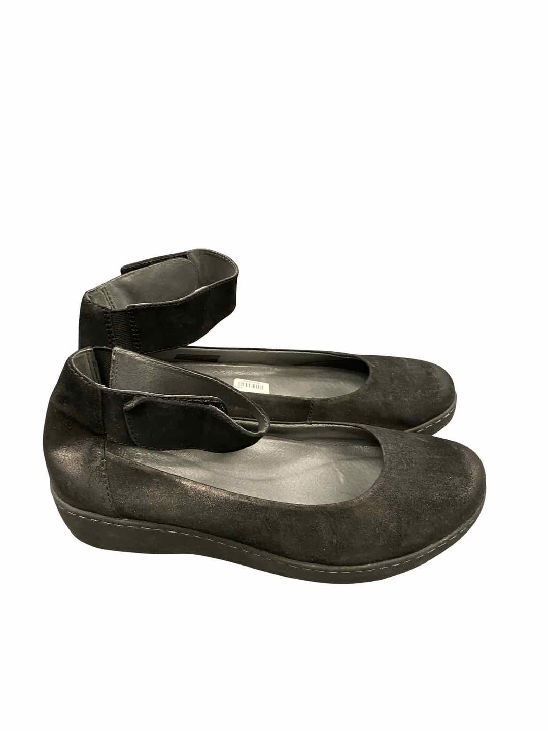 Dansko Shoe Size 40 Black Suede Mary Jane Flats