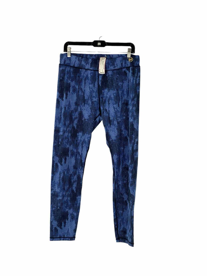 Michael Kors Size L Blue Print Athletic Pants