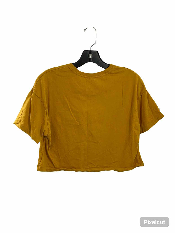 Unknown Brand Size S Yellow Short Sleeve Shirts