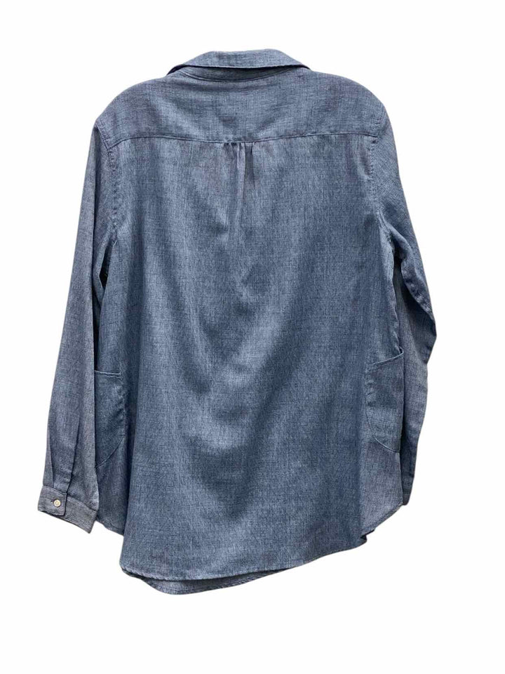 Purnell Size M Blue Long Sleeve Shirts