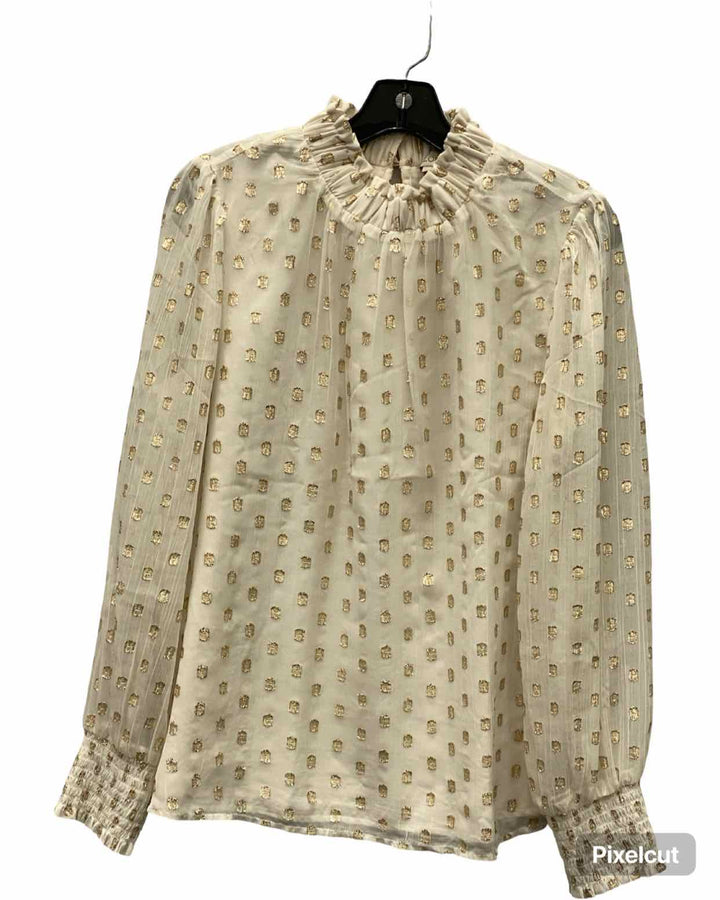 Loft Size M White Long Sleeve Shirts