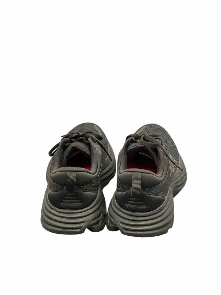 Hoka Shoe Size 8.5 Black Mesh Sneakers