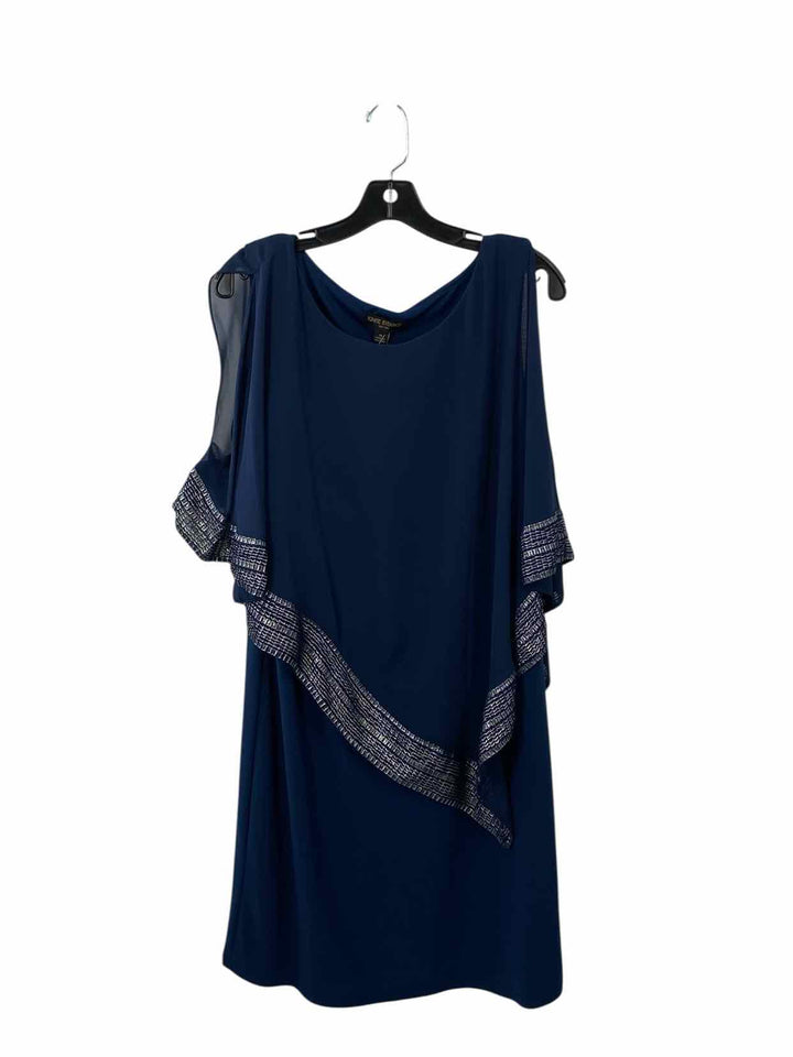 Ig Nite Evenings Size 14 Navy Blue Dress