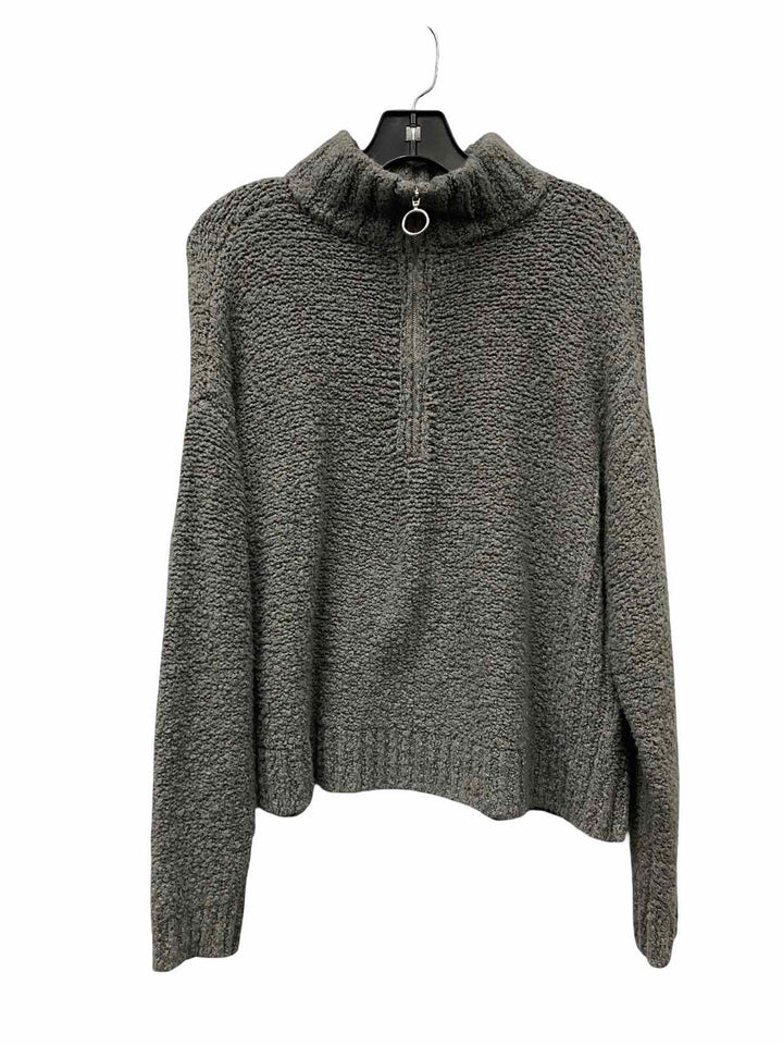 Lucky Brand Size L Gray Sweater