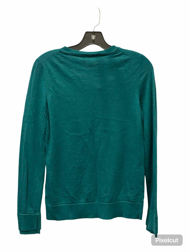 Banana Republic Size M Green Merino Wool Long Sleeve Shirts
