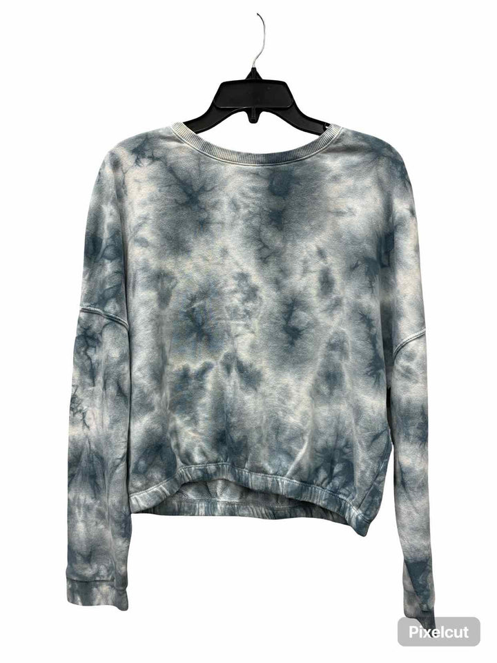 DEX Size M Blue Print Sweatshirt