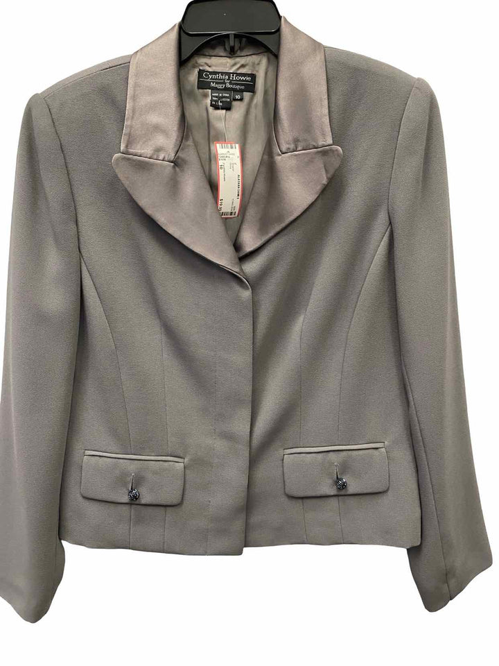 Cynthia Howie Size 10 Grey Blazer