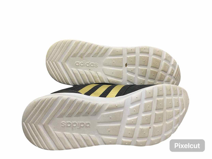 Adidas Shoe Size 9 Black Gold QT Racer 2.0 Sneakers