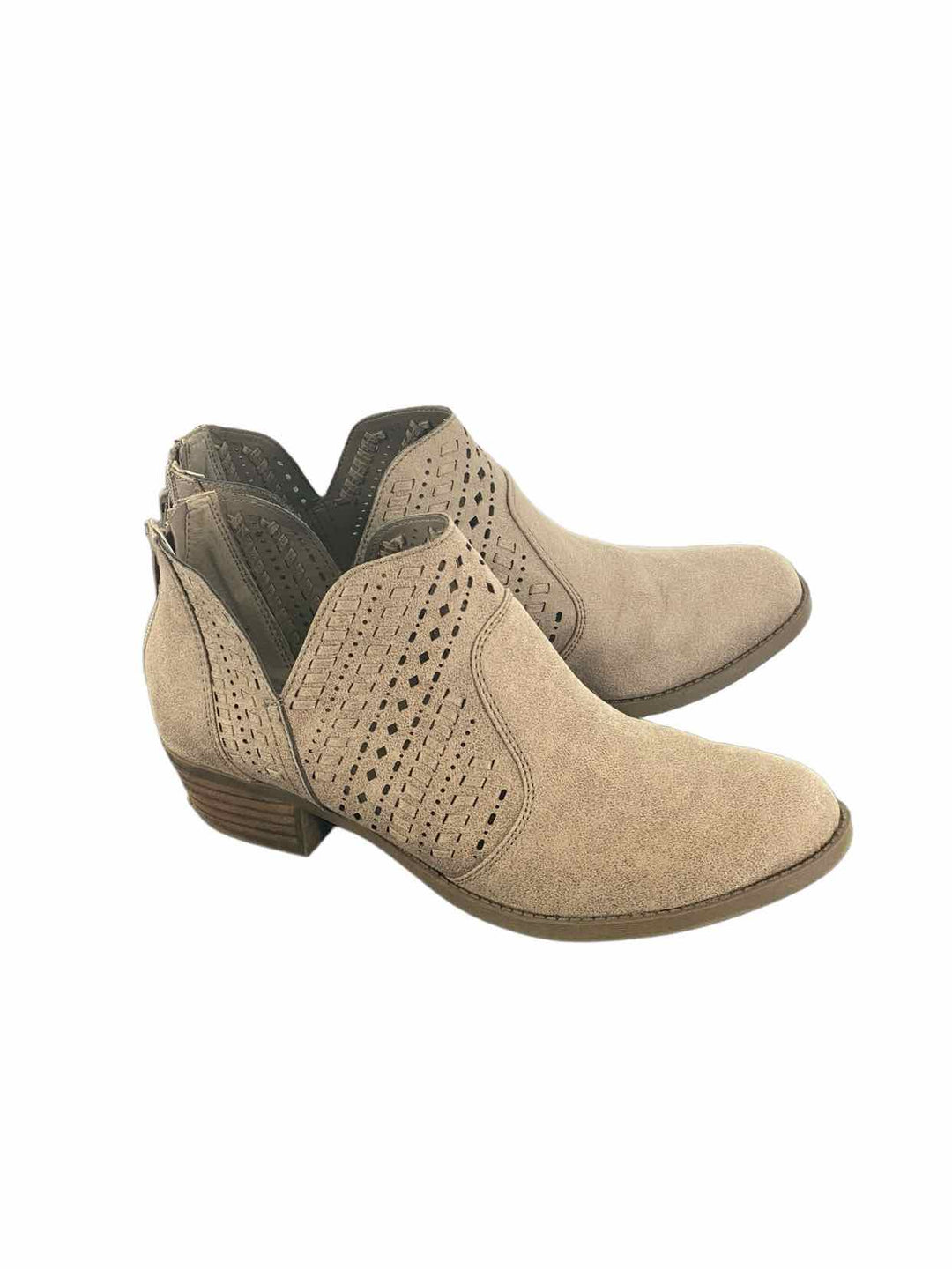 Carlos by Carlos Santana Shoe Size 9 Taupe Manmade Boots(Ankle)