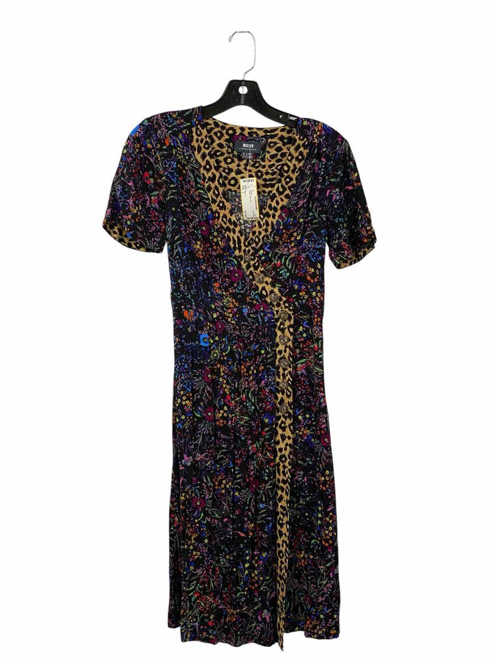 Maeve Size 2 Purple Multi Print Dress