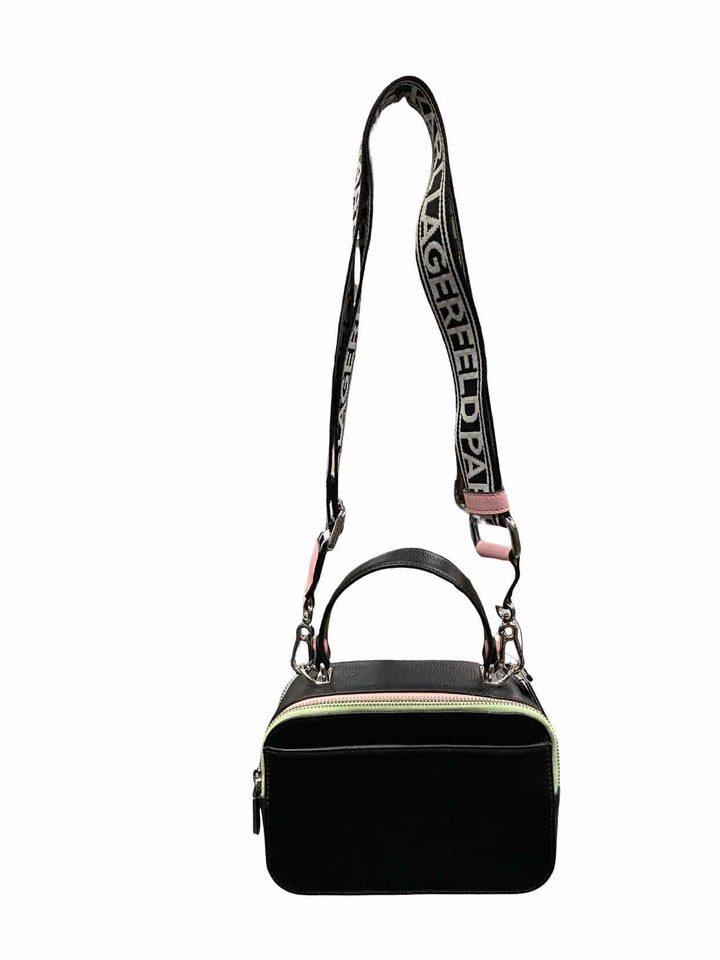 Karl Lagerfeld Black Simone Crossbody Purse