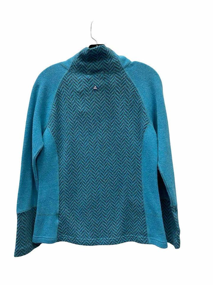 PrAna Size M Blue Grey Sweater