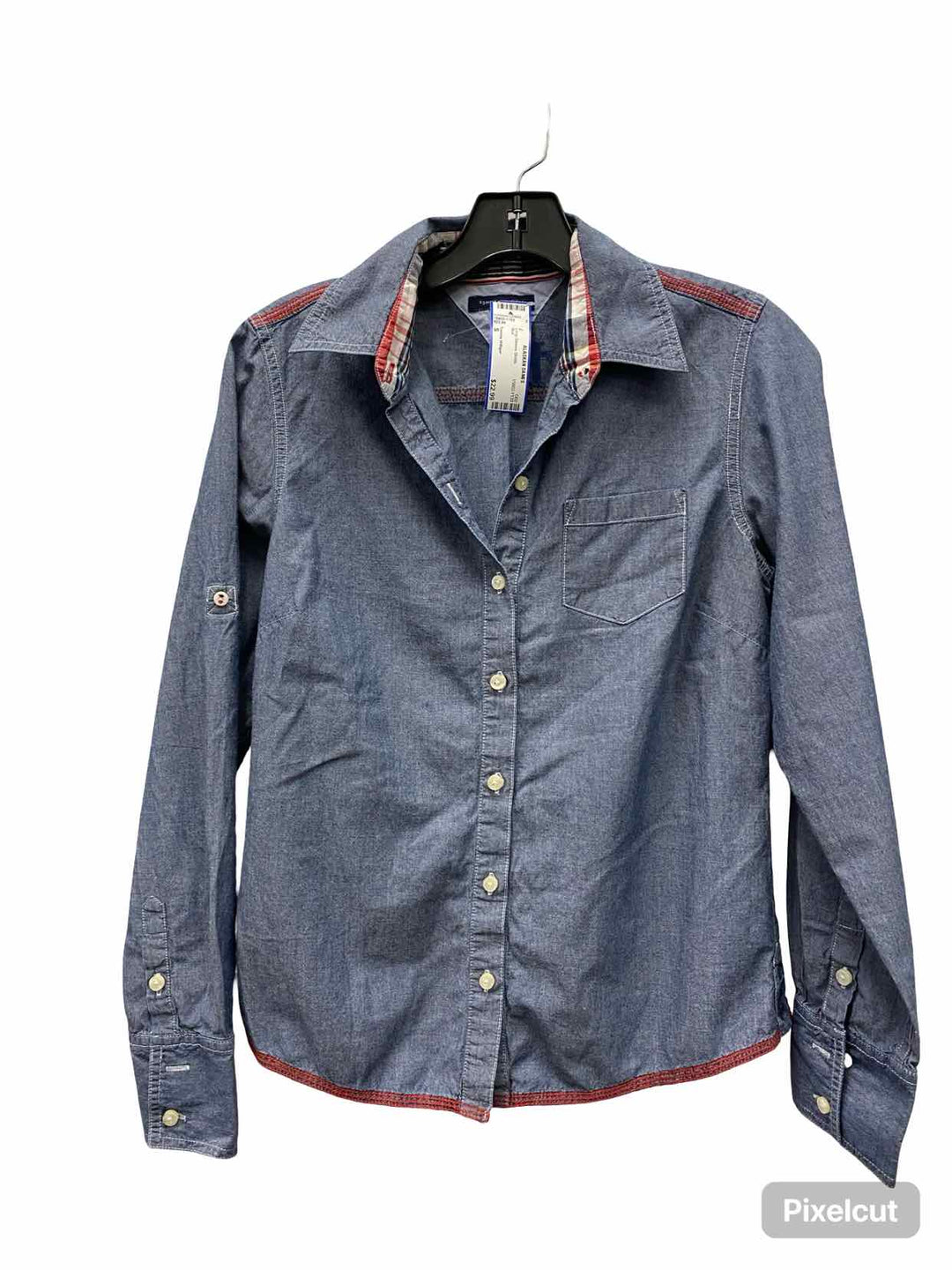 Tommy Hilfiger Size S Blue Long Sleeve Shirts