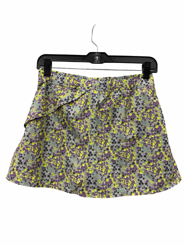 Kari Traa Size S Yellow Purple Polka Dot Athletic Shorts