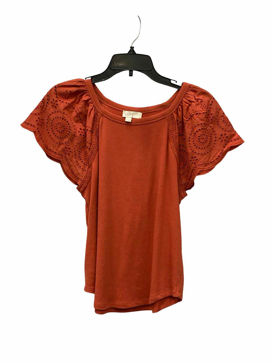Loft Size S Orange Short Sleeve Shirts