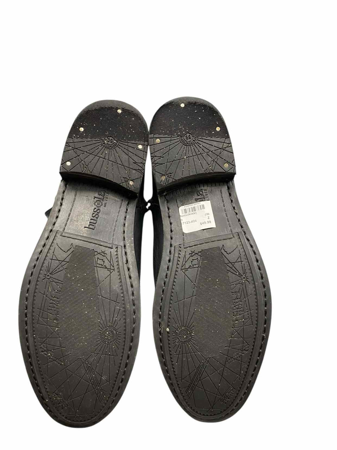 Bussola Shoe Size 9 Black Leather Sevilla Mid-Calf Boots(Ankle)