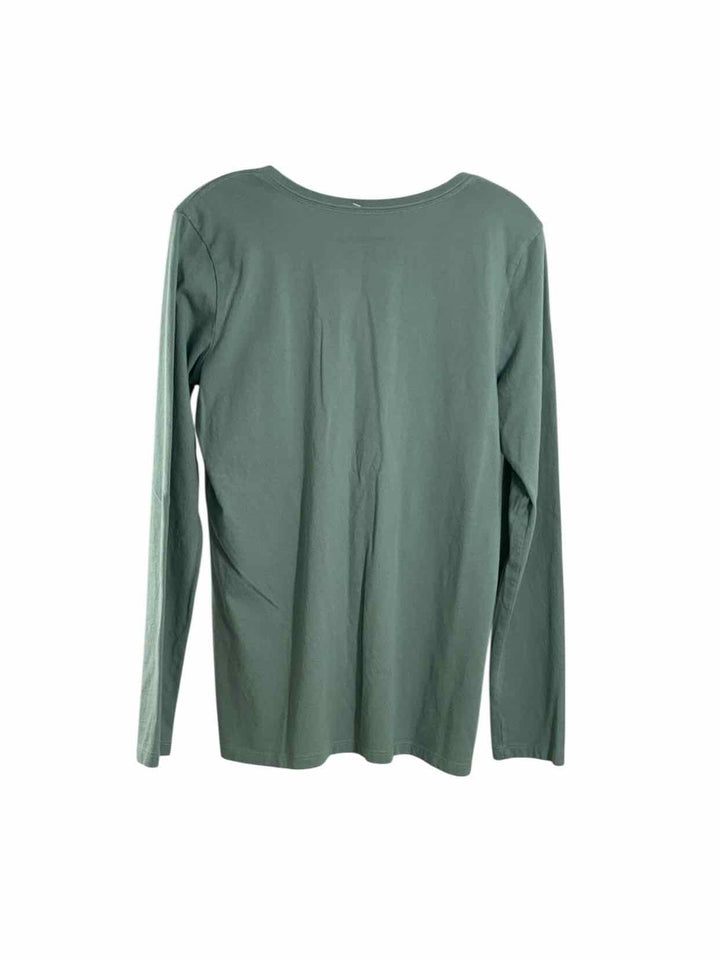 Life is Good Size M Blue Floral Long Sleeve Shirts