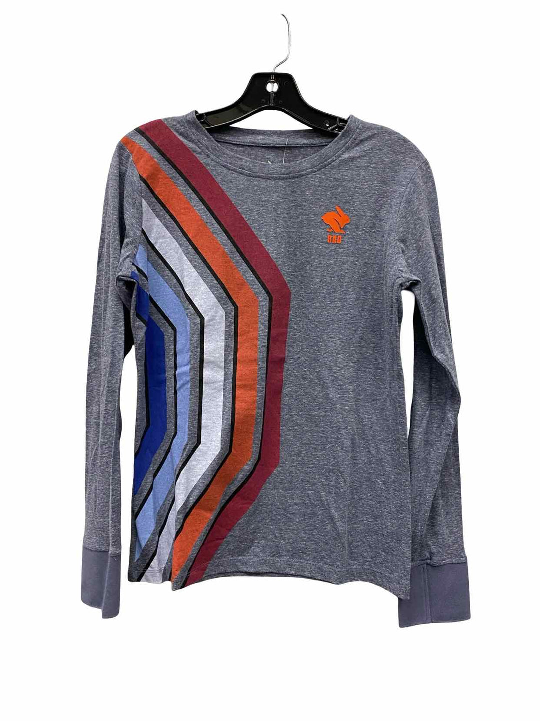 Rabbit Size S/M Grey Orange & Pink Long Sleeve Shirts